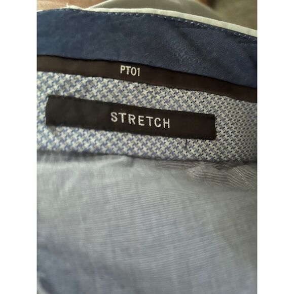 PT01 Gray Cotton Blend Slim Fit Flat Front Chino Pants Sz 56 (US 40 X 36.5) - Picture 10 of 15